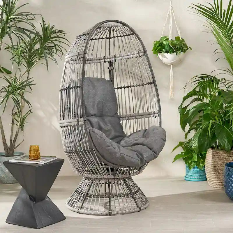 Reseda Swivel Patio Egg Chair