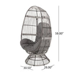 Reseda Swivel Patio Egg Chair