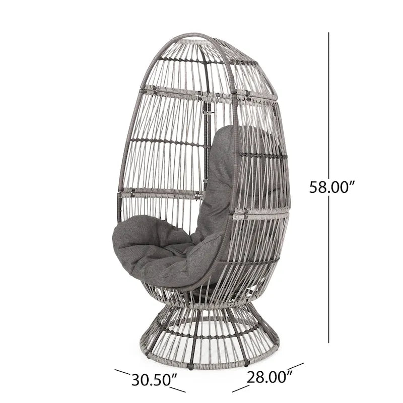 Reseda Swivel Patio Egg Chair