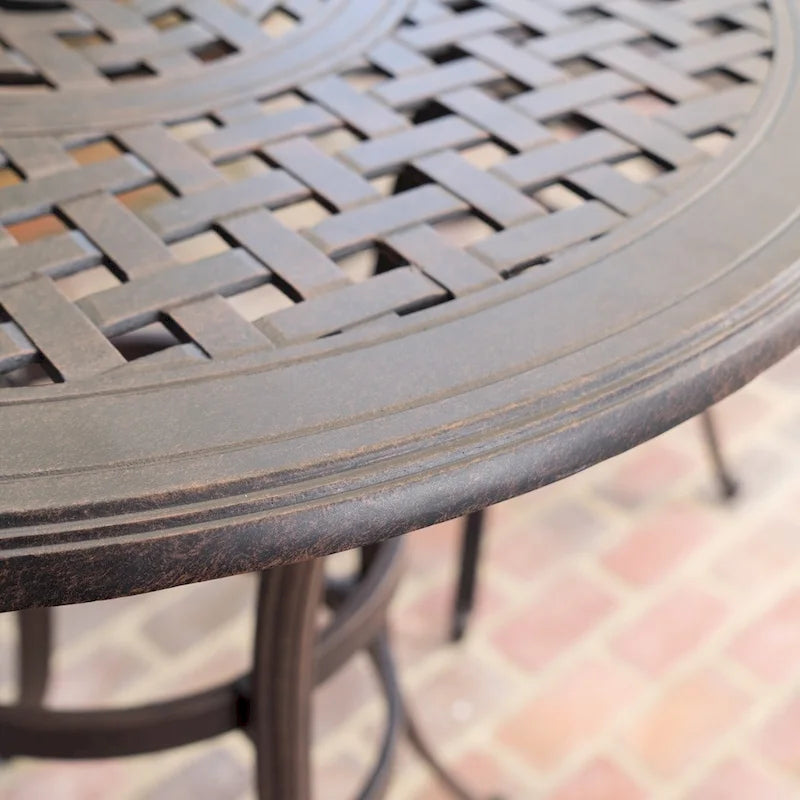 Alfresco Outdoor Round Aluminum Bar