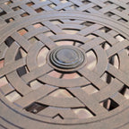 Alfresco Outdoor Round Aluminum Bar