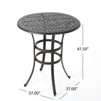 Alfresco Outdoor Round Aluminum Bar