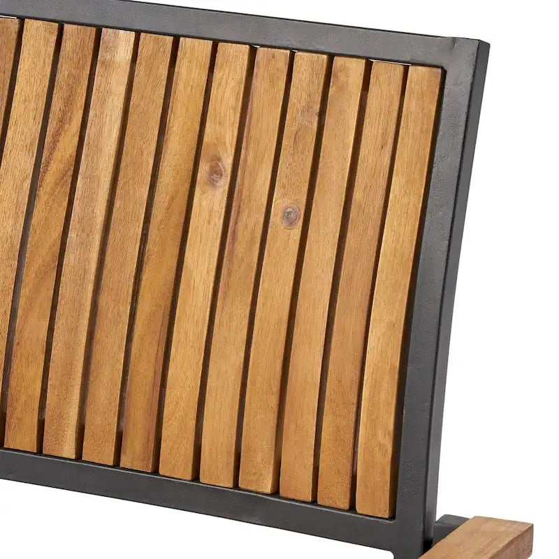 Allison Outdoor 8 Seater Acacia Wood Dining Set by Christopher Knight Home