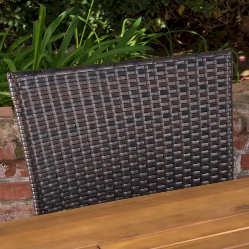 Haven Outdoor Multibrown PE Wicker Dining