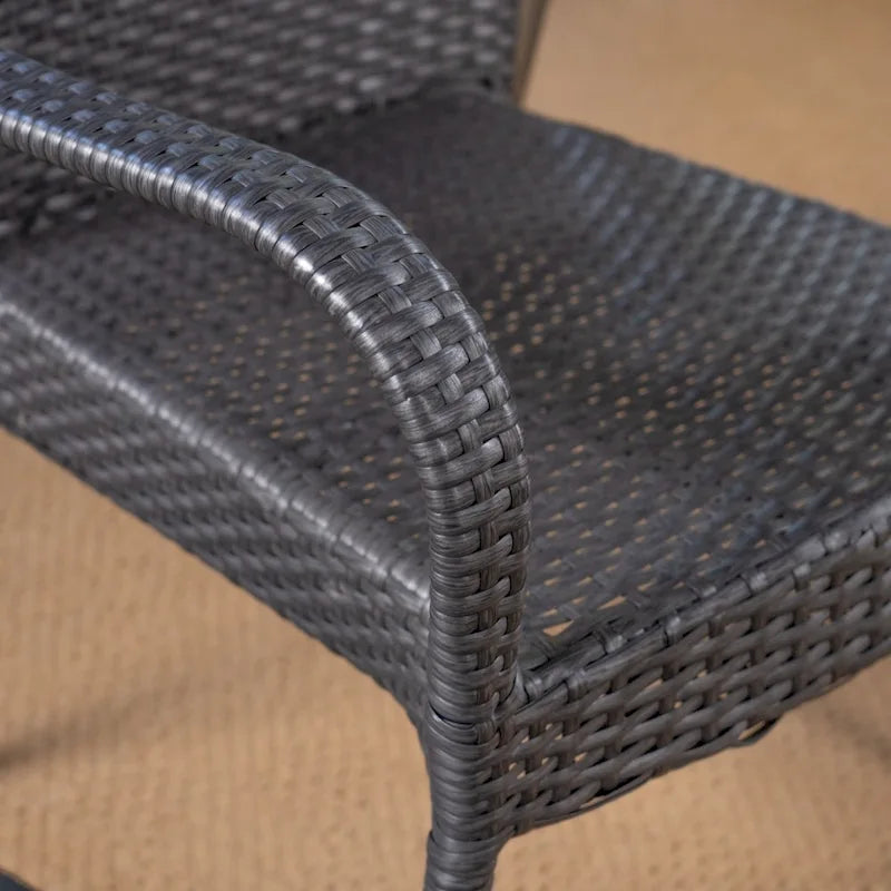Haven Outdoor Multibrown PE Wicker Dining