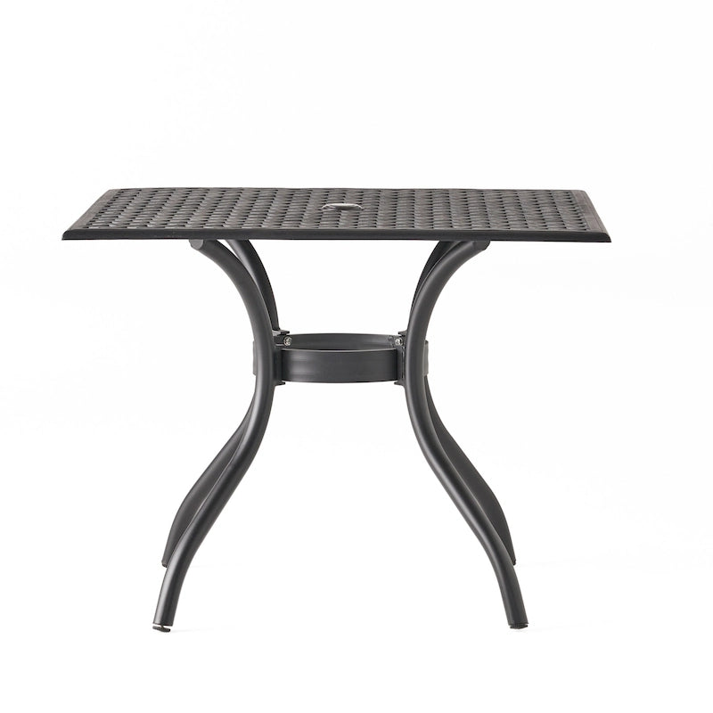 Cayman Outdoor Cast Aluminum Dining Table (ONLY) by Christopher Knight Home