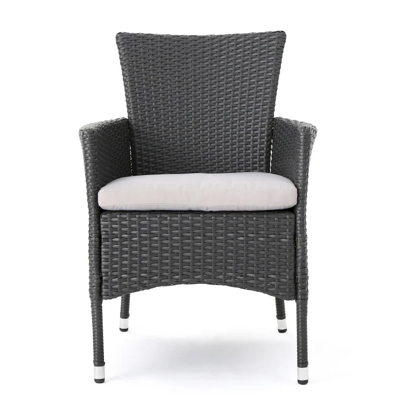 Cedros Wicker/Acacia Wood Outdoor Dining