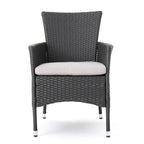 Cedros Wicker/Acacia Wood Outdoor Dining