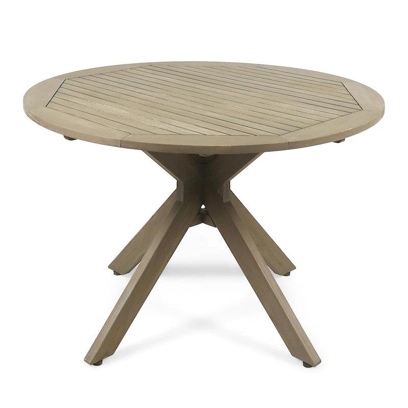 Cedros Wicker/Acacia Wood Outdoor Dining