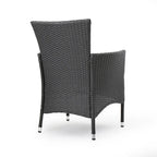 Cedros Wicker/Acacia Wood Outdoor Dining