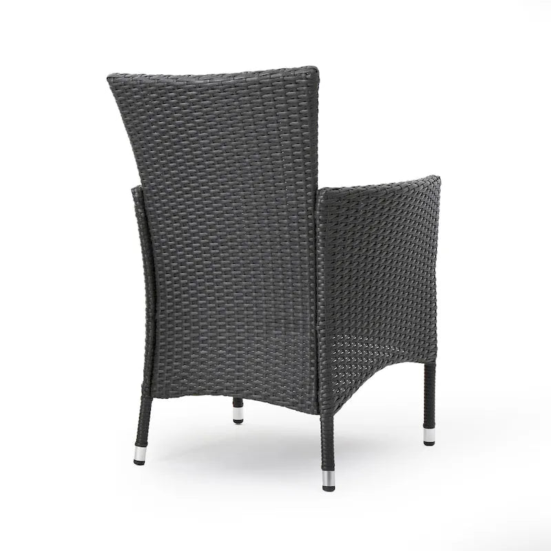 Cedros Wicker/Acacia Wood Outdoor Dining