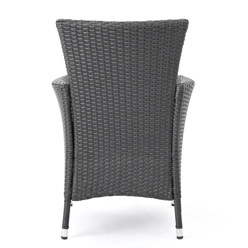 Cedros Wicker/Acacia Wood Outdoor Dining