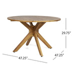 Cedros Wicker/Acacia Wood Outdoor Dining