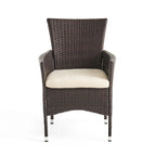 Cedros Wicker/Acacia Wood Outdoor Dining