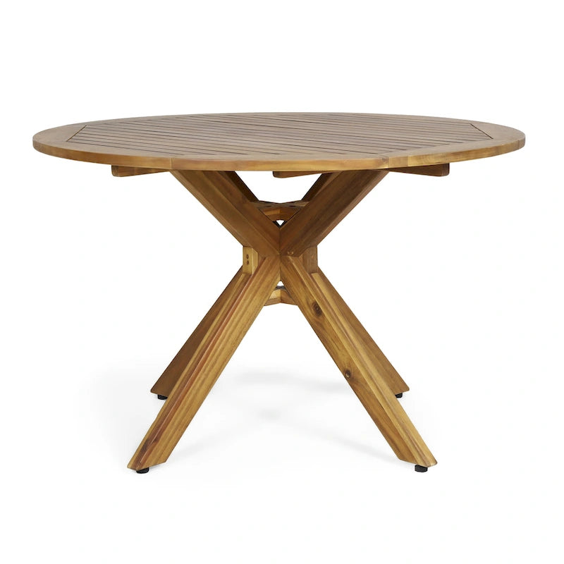 Cedros Wicker/Acacia Wood Outdoor Dining