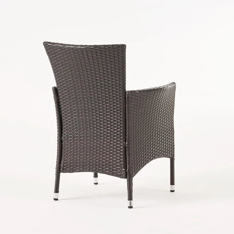 Cedros Wicker/Acacia Wood Outdoor Dining