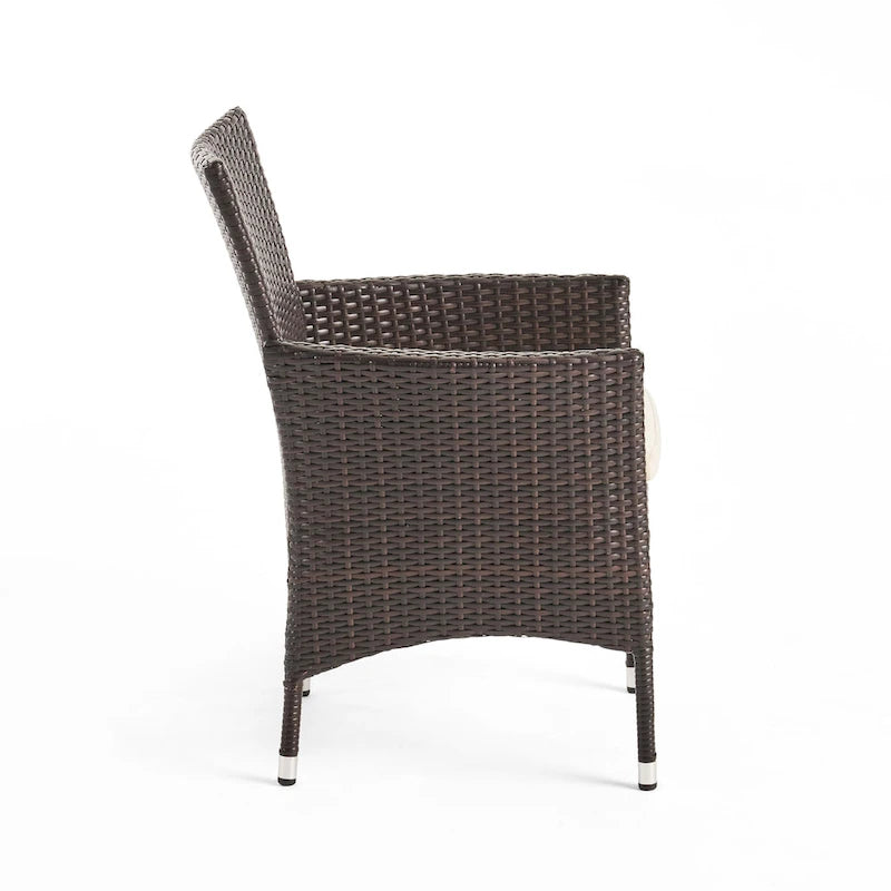 Cedros Wicker/Acacia Wood Outdoor Dining
