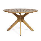 Cedros Wicker/Acacia Wood Outdoor Dining