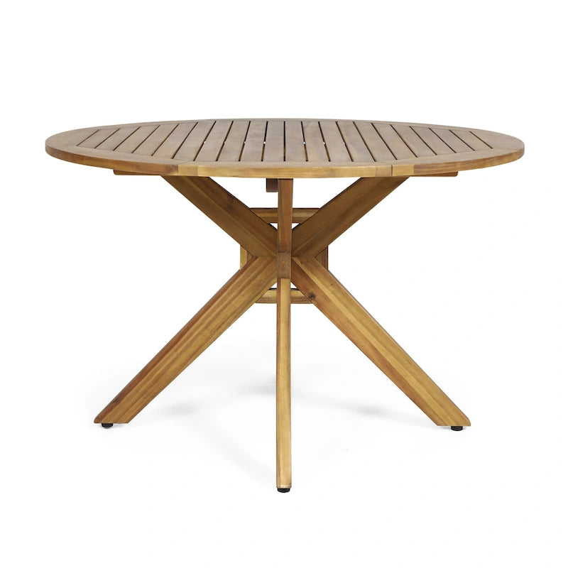 Cedros Wicker/Acacia Wood Outdoor Dining