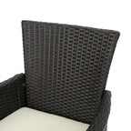 Cedros Wicker/Acacia Wood Outdoor Dining