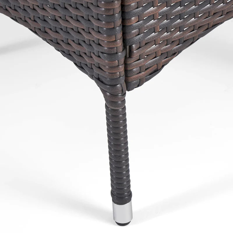 Cedros Wicker/Acacia Wood Outdoor Dining