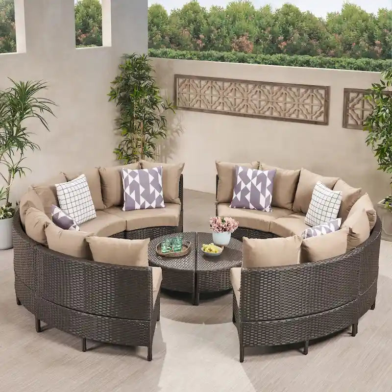Newton All-Weather Wicker Sectional Sofa