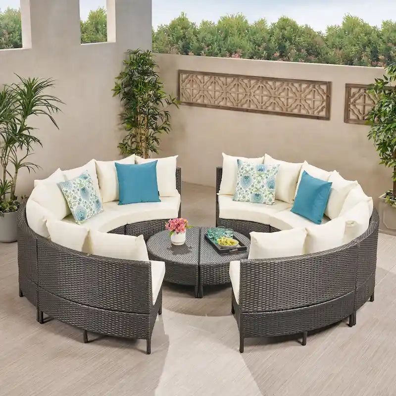 Newton All-Weather Wicker Sectional Sofa