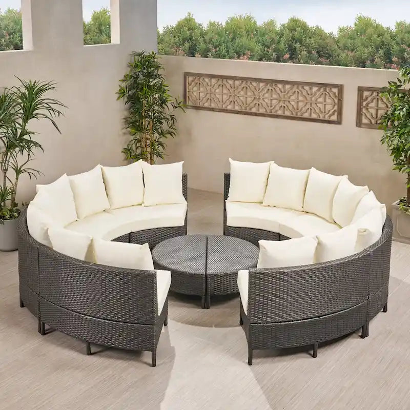 Newton All-Weather Wicker Sectional Sofa