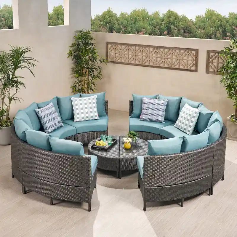 Newton All-Weather Wicker Sectional Sofa