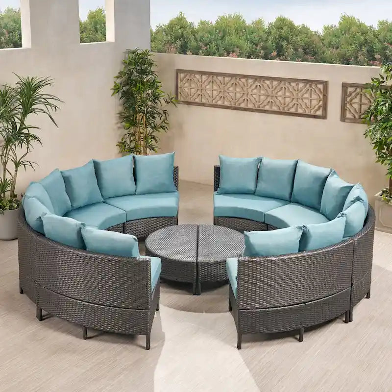 Newton All-Weather Wicker Sectional Sofa