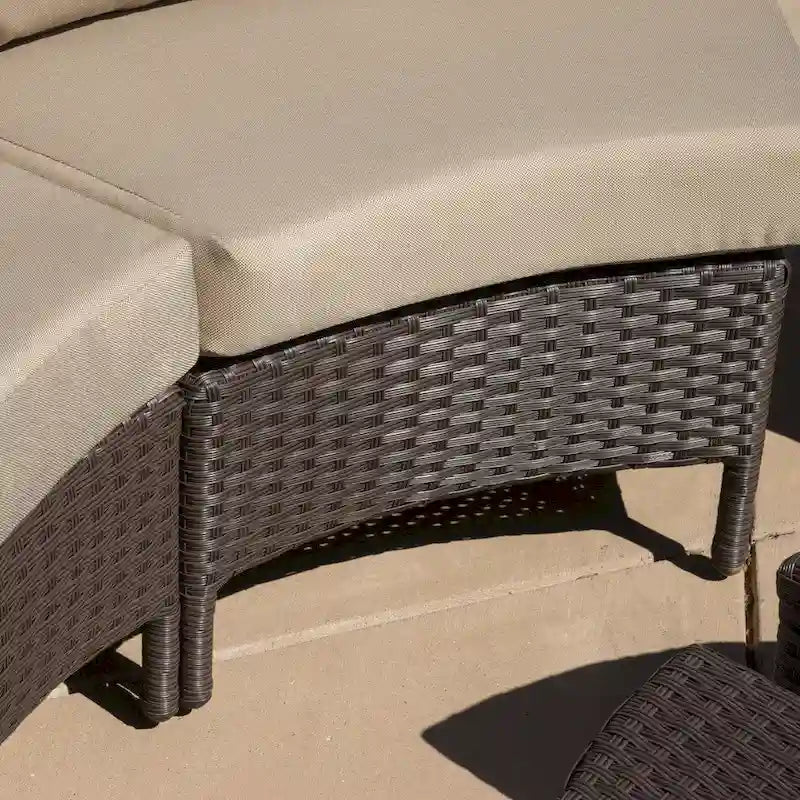 Newton All-Weather Wicker Sectional Sofa