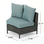 Newton All-Weather Wicker Sectional Sofa