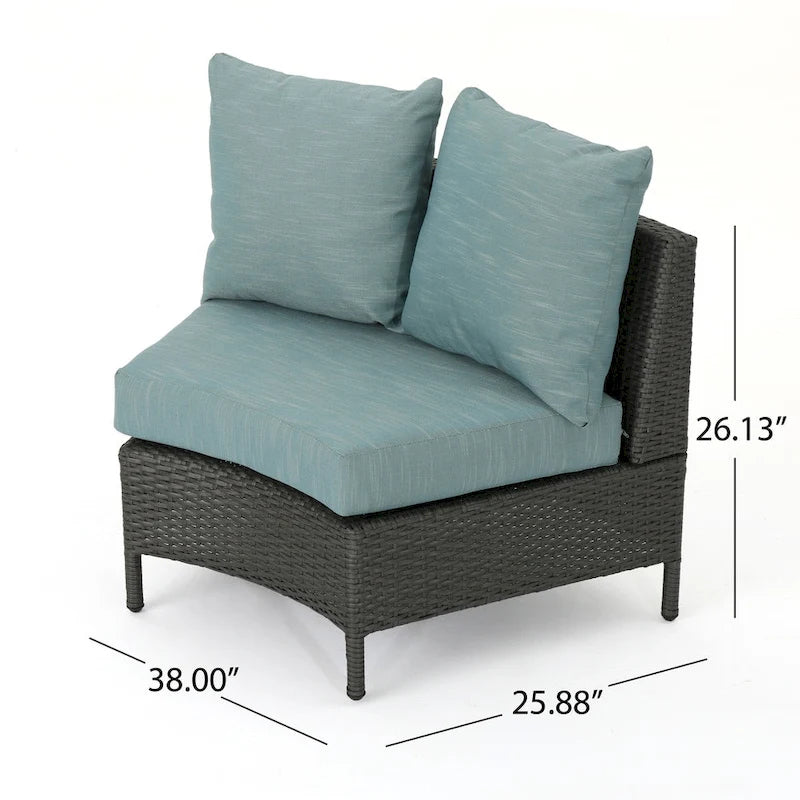 Newton All-Weather Wicker Sectional Sofa