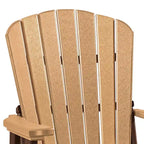 FanBack Swivel Glider in Cedar and Tudor Brown