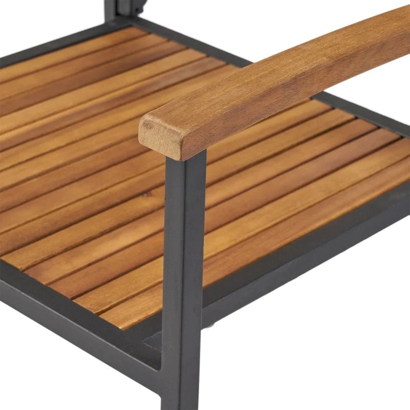 Ageman Outdoor 6 Seater Acacia Wood Dining Set by Christopher Knight Home - N/A