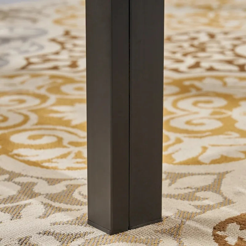 Goodwin Outdoor 6-Seater Rectangular Acacia Wood and Wicker Dining Set by Christopher Knight Home