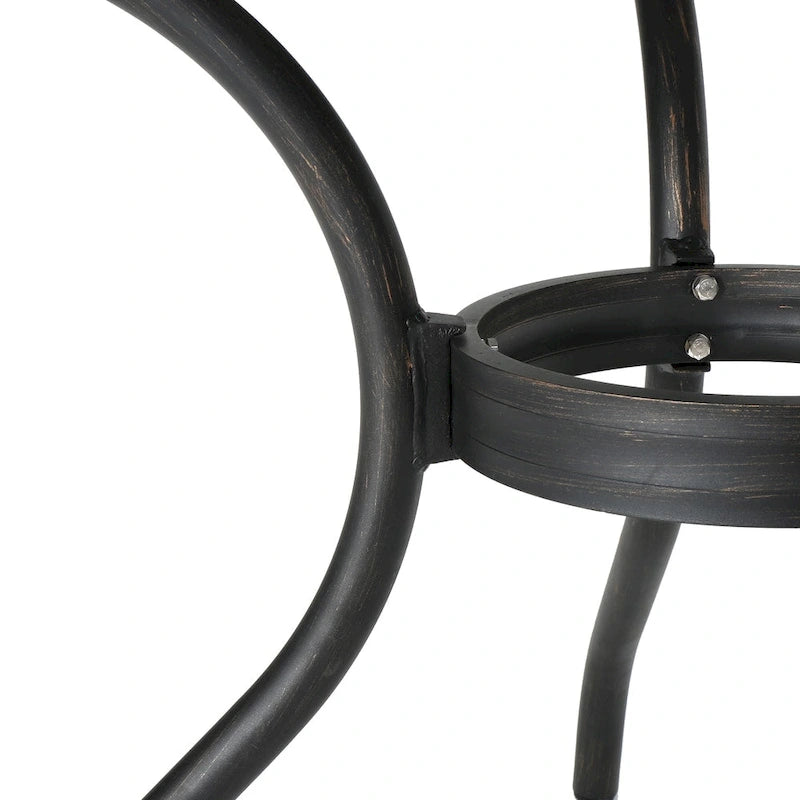 Austin Outdoor Cast Aluminum Square Dining Table