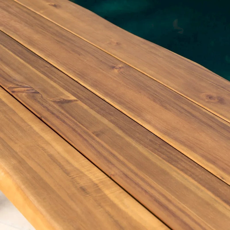 Denali Outdoor Industrial Wood Bar