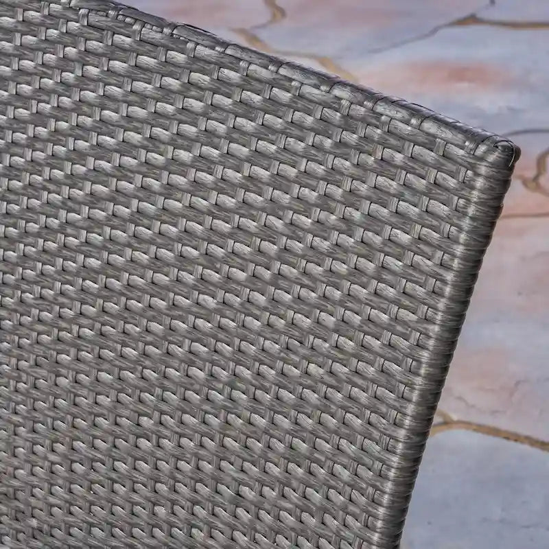 Jasper Outdoor 7 Piece Wood and Wicker Dining Set by Christopher Knight Home