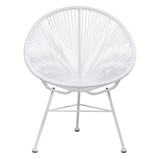 Acapulco White Vinyl Indoor/Outdoor Patio Chair