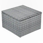 Outdoor Patio Daybed with Retractable Canopy Conversation Set