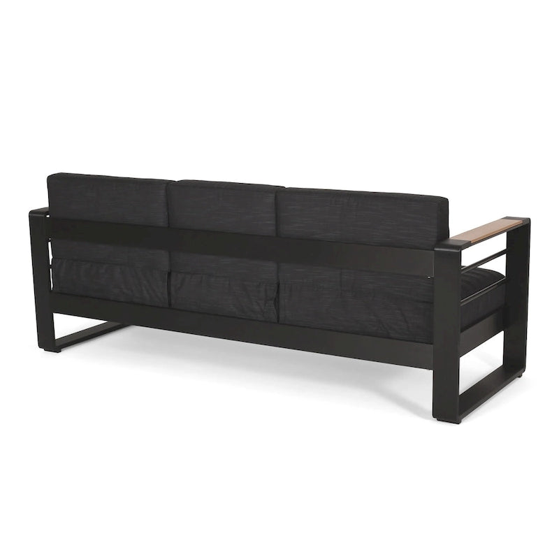 Bradenton Outdoor Wicker Seating with Sangria Cushions