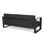 Bradenton Outdoor Wicker Seating with Sangria Cushions