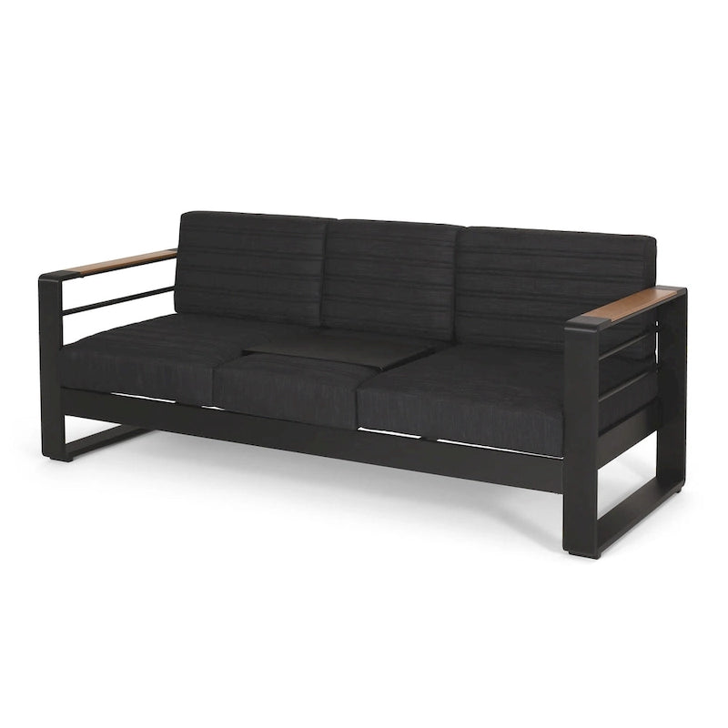 Bradenton Outdoor Wicker Seating with Sangria Cushions