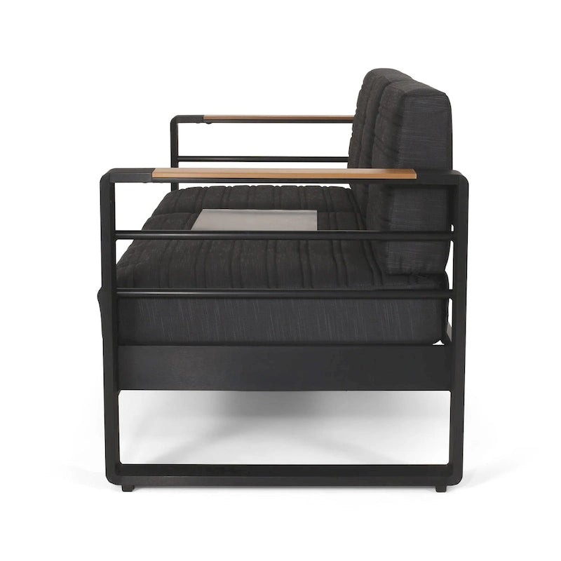Bradenton Outdoor Wicker Seating with Sangria Cushions