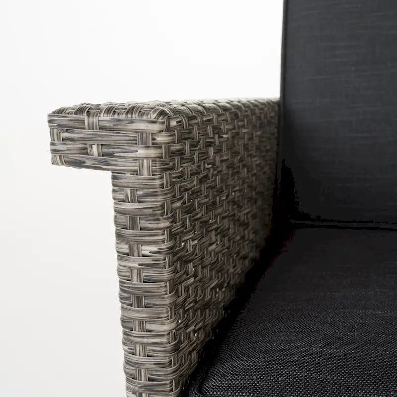 Puerta Outdoor Wicker Barstool with Cushions