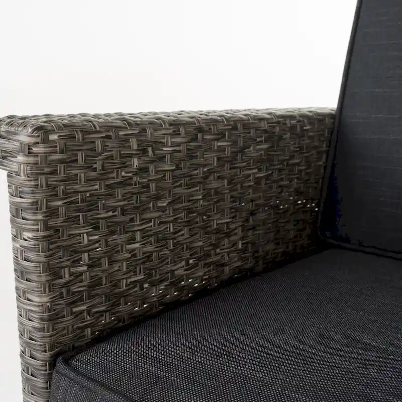 Puerta Outdoor Wicker Barstool with Cushions