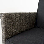Puerta Outdoor Wicker Barstool with Cushions