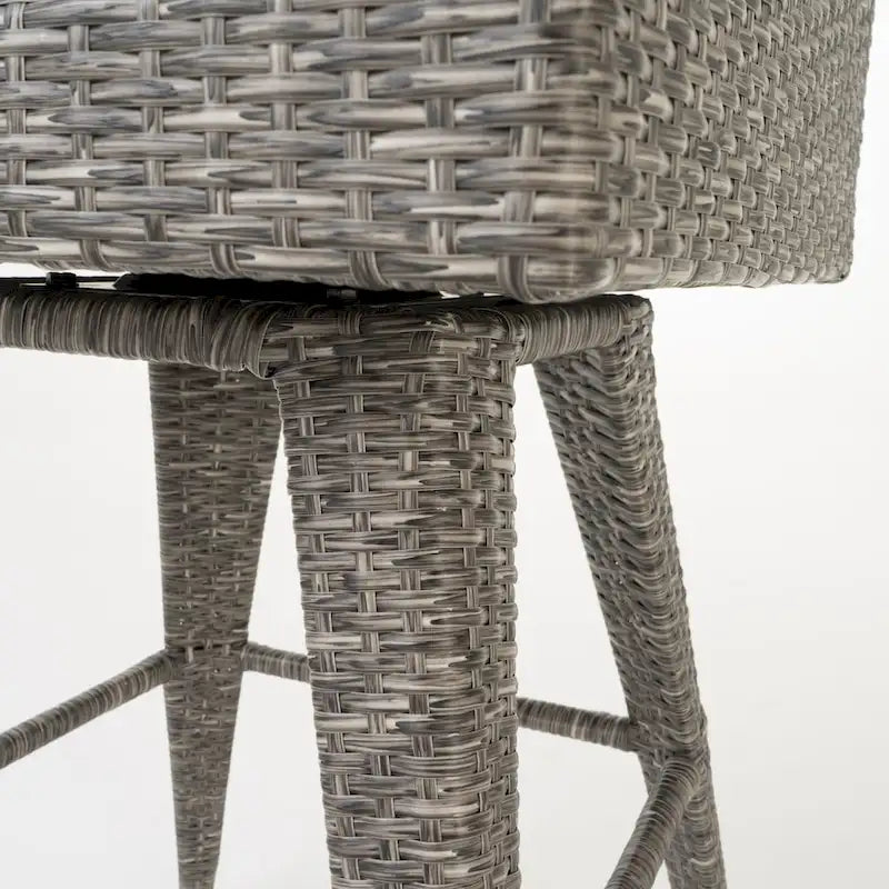 Puerta Outdoor Wicker Barstool with Cushions