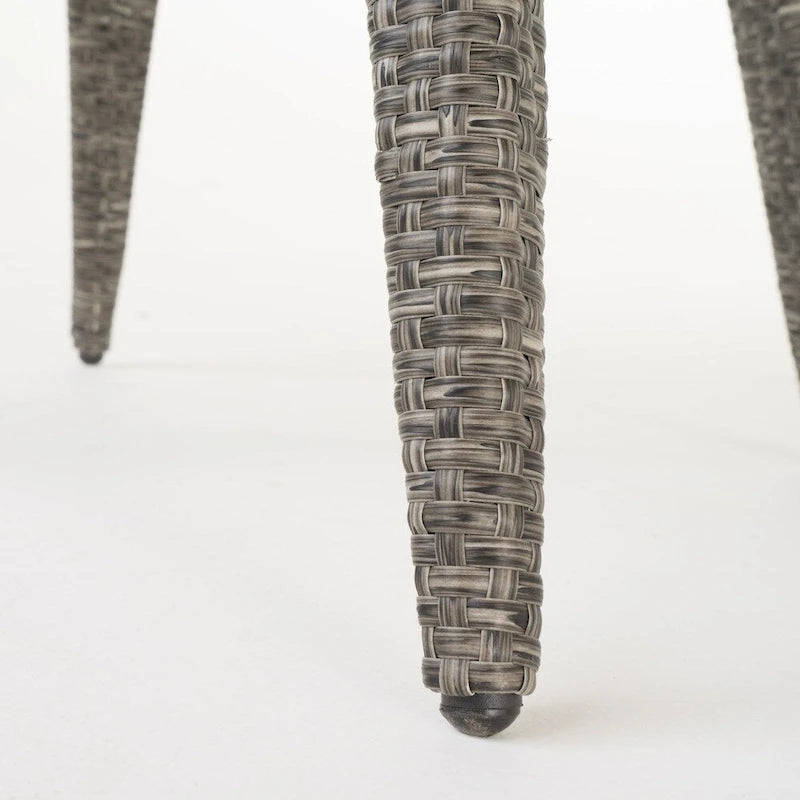 Puerta Outdoor Wicker Barstool with Cushions